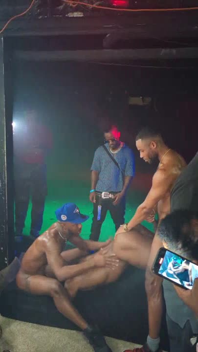 Black Gay Live Sex Show